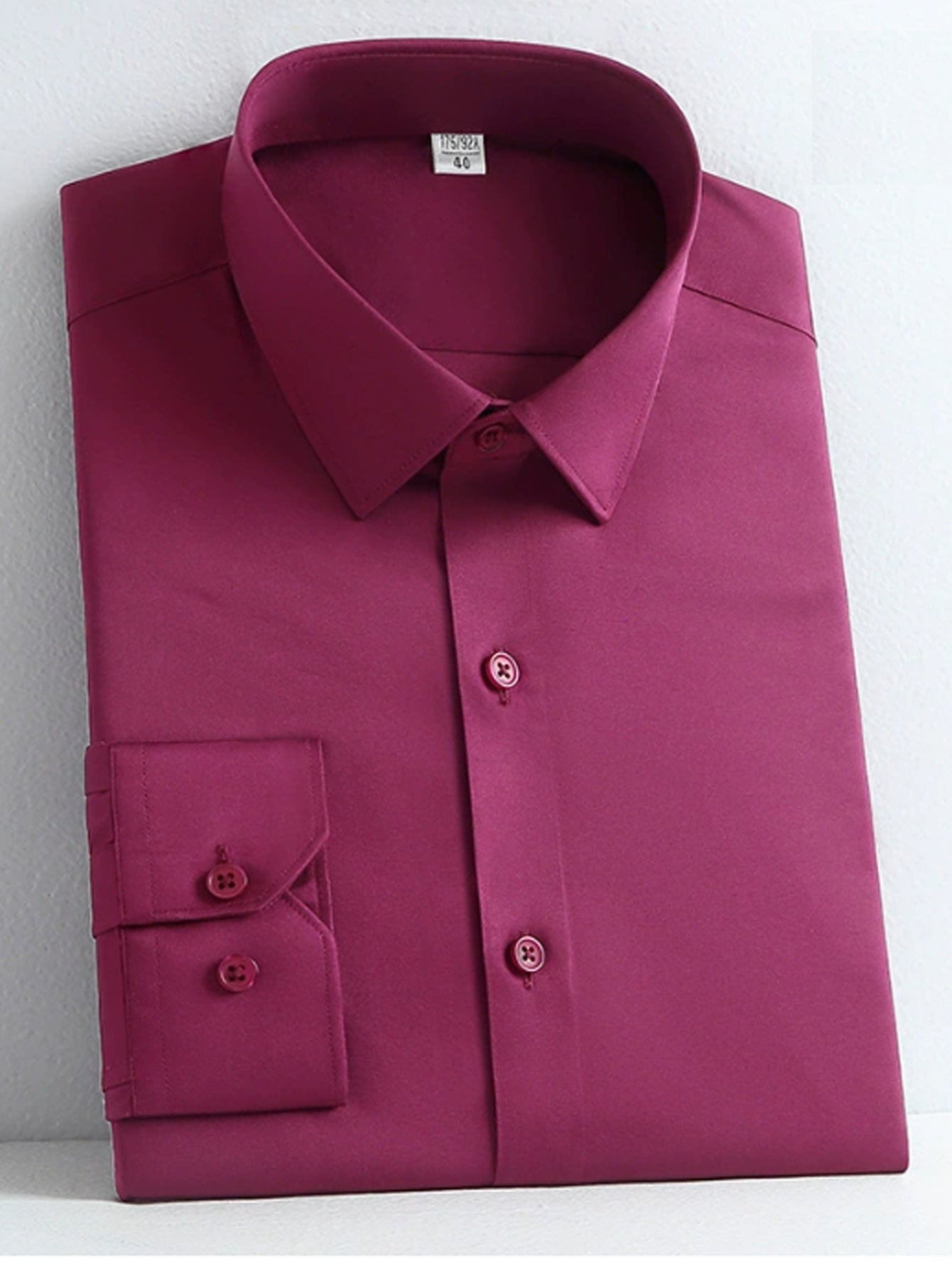 Youth Men'S Casual Long Sleeve Shirt | Square Neck, Button Details, All-Season, Slight Stretch Fabric, Skinny Fit