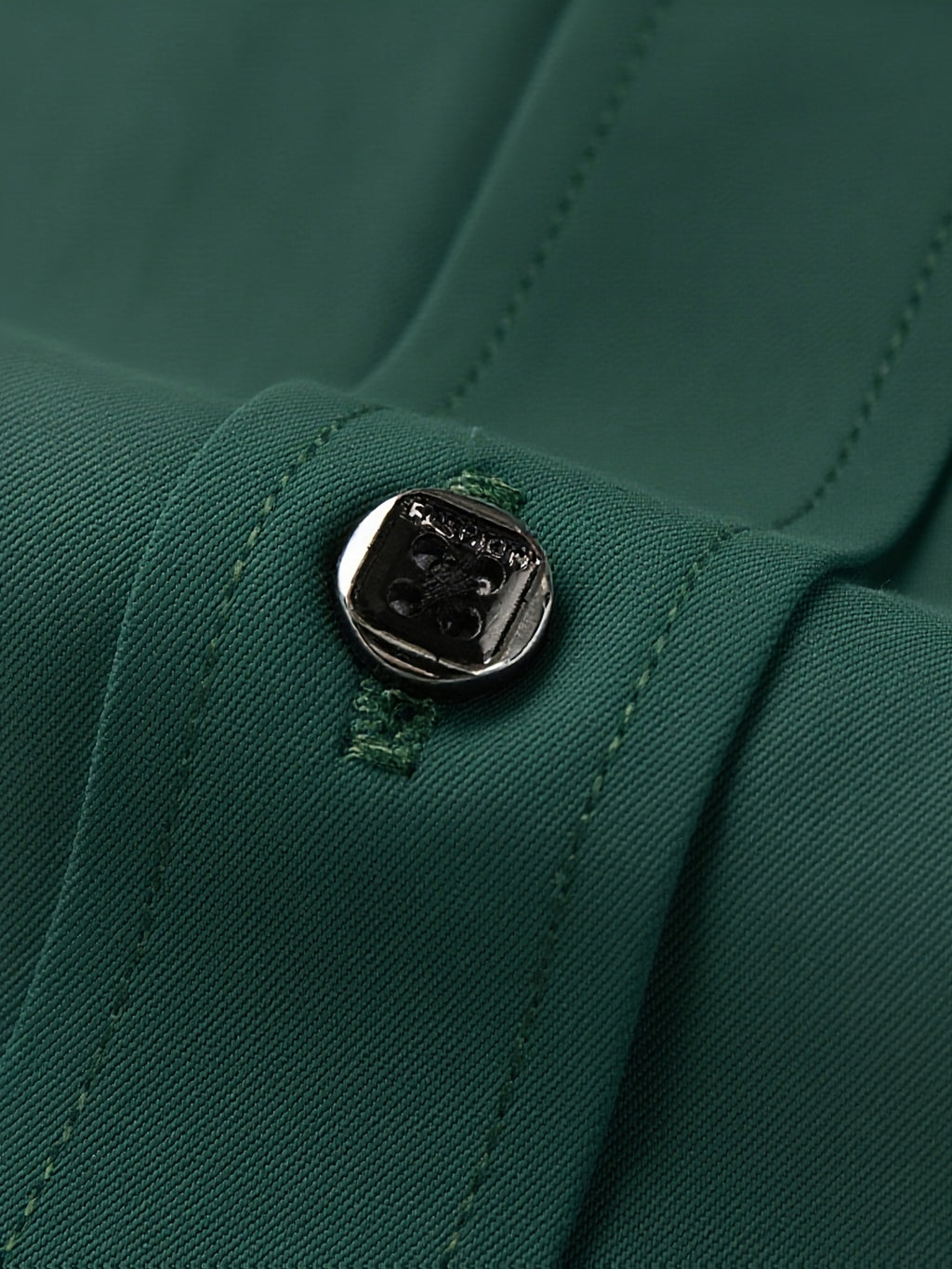 Men'S Slim-Fit Elegant Black Long-Sleeve Button- Shirt | Lightweight, Geometric Pattern, Smooth Texture, Suitable for Casual and Formal Occasions, All-Season