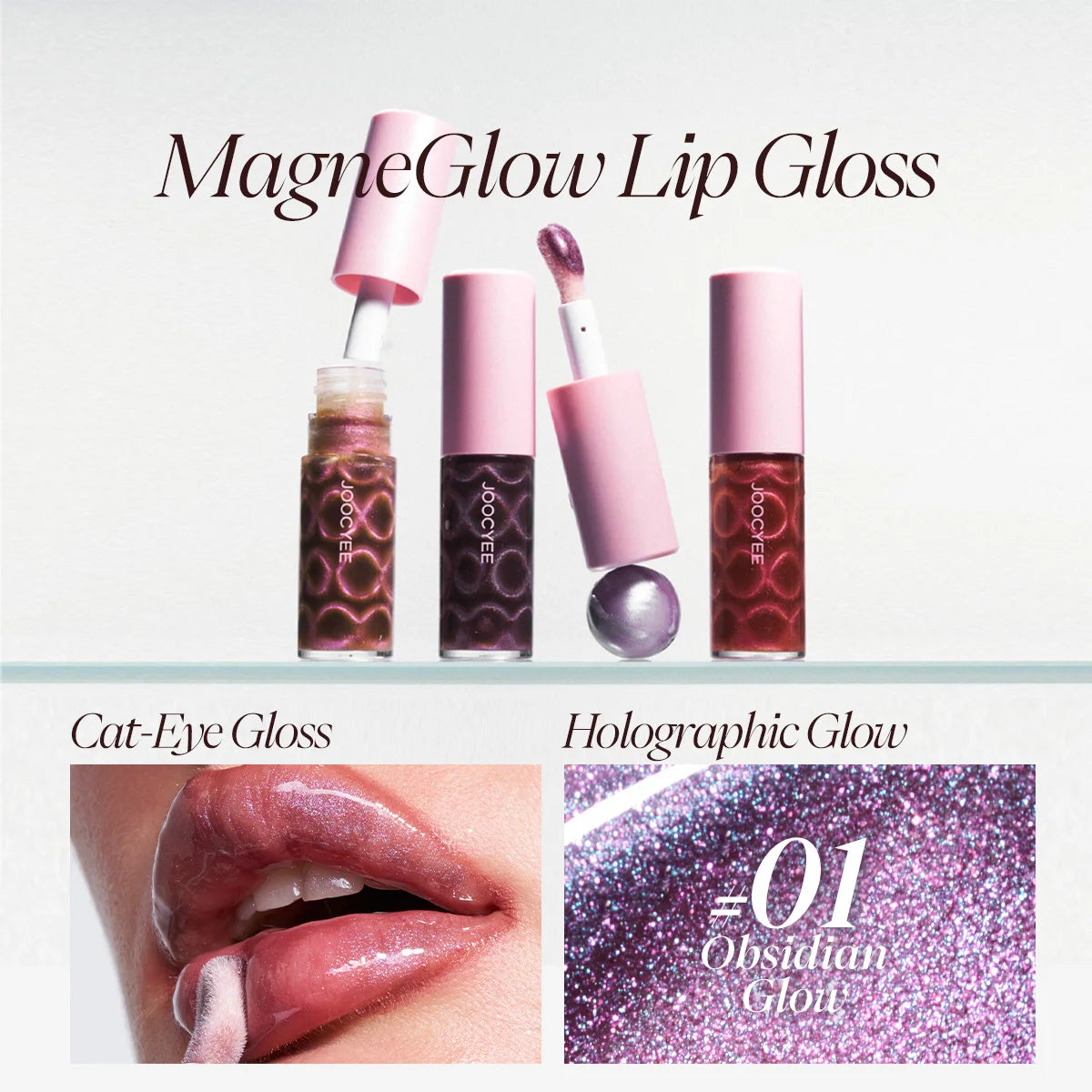 JOOCYEE MAGNEGLOW LIP GLOSS Holographic Glow