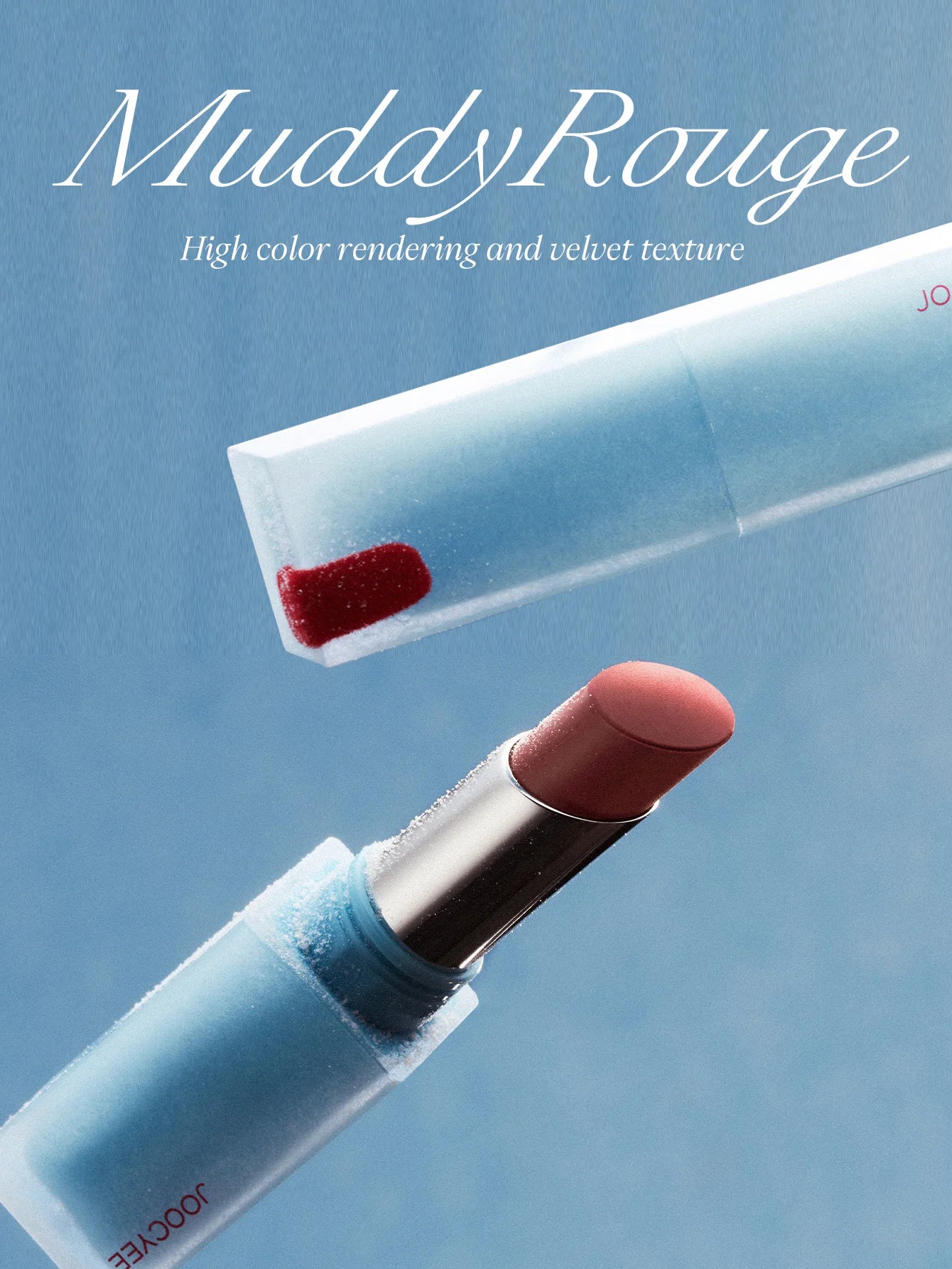JOOCYEE BRAND MUDDY ROUGE  Limited shades of [Blue Hour]