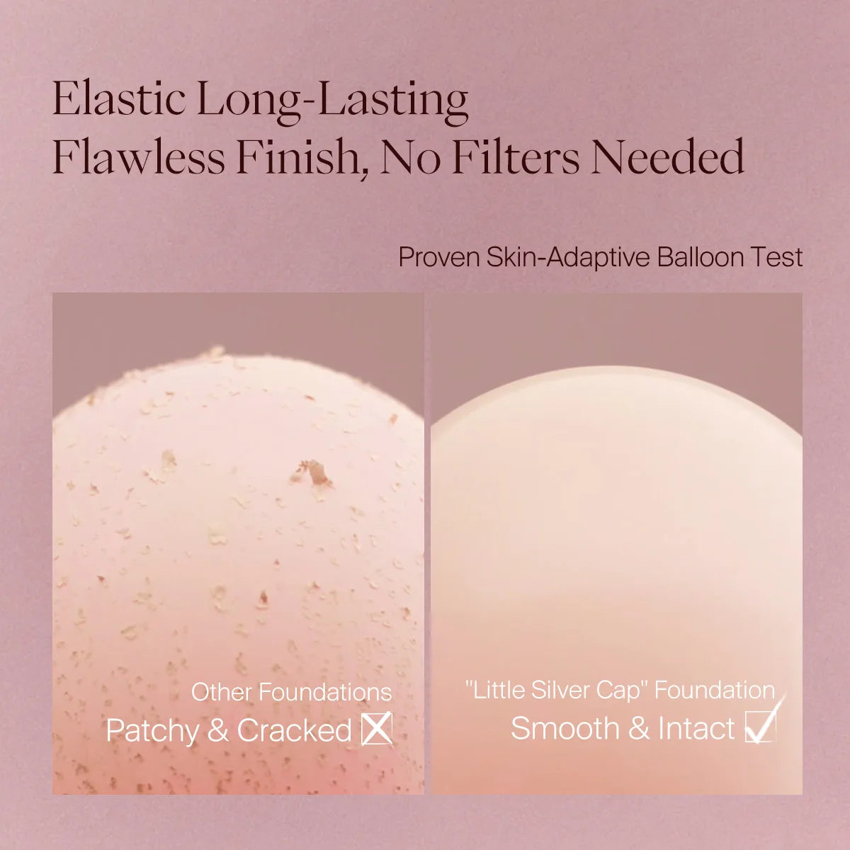 JOOCYEE "Little Silver Cap" Foundation Elastic Long-Lasting Dynamic Skin-Adaptive  Waterproof & Sweatproof