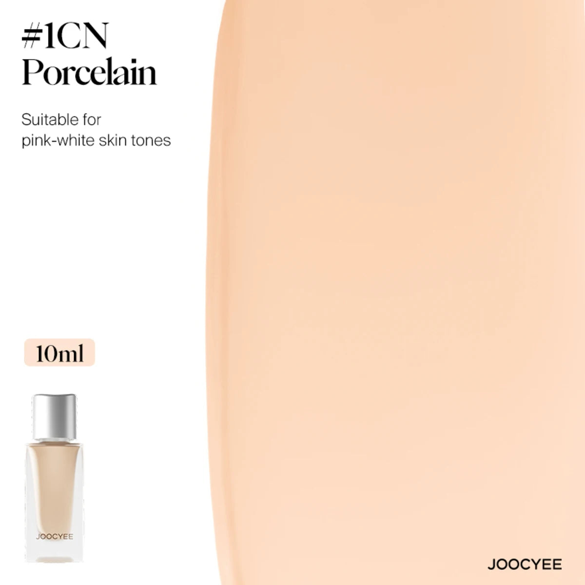 JOOCYEE "Little Silver Cap" Foundation Elastic Long-Lasting Dynamic Skin-Adaptive  Waterproof & Sweatproof