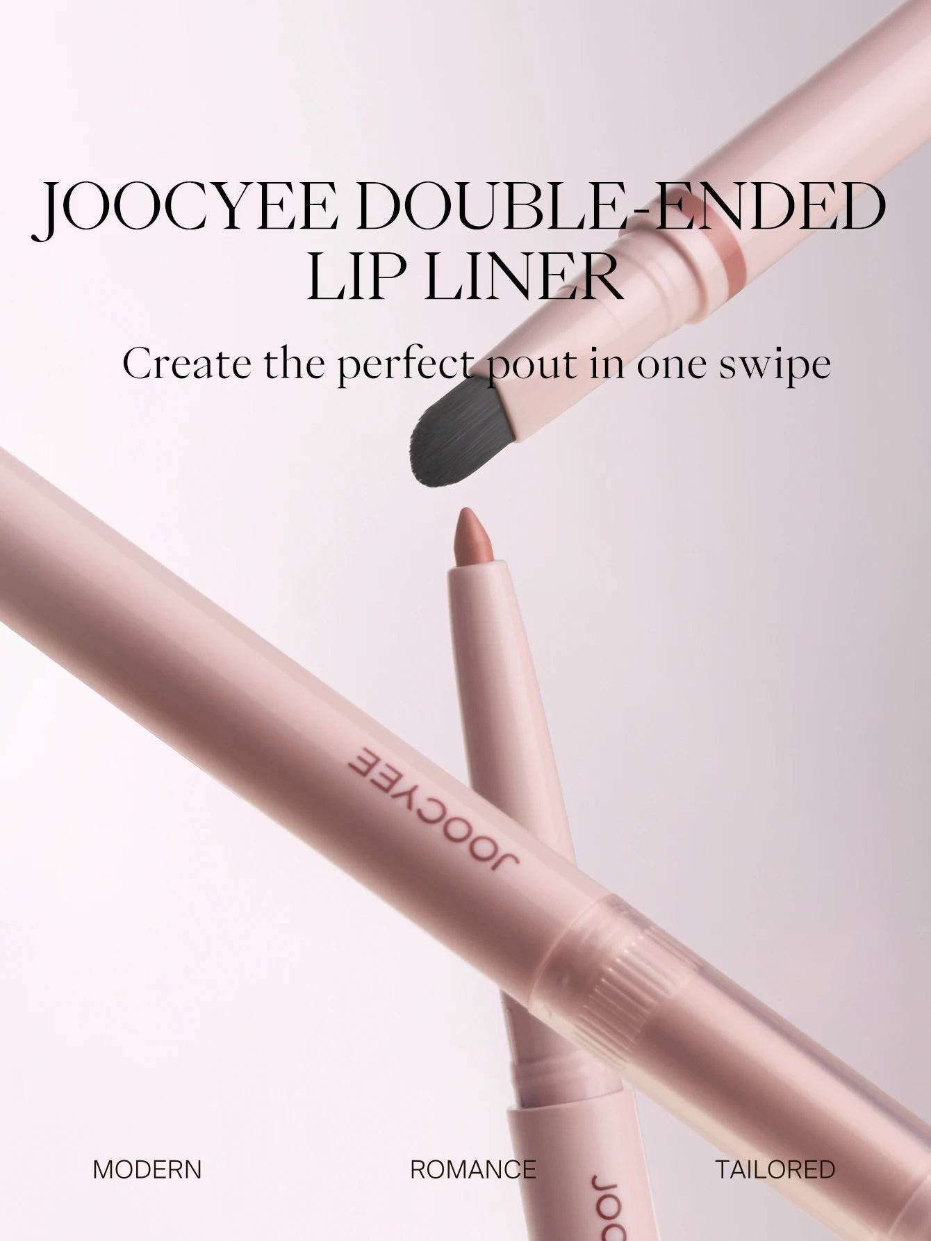JOOCYEE DOUBLE-ENDED LIP LINER Long Lasting Smooth Matte Texture