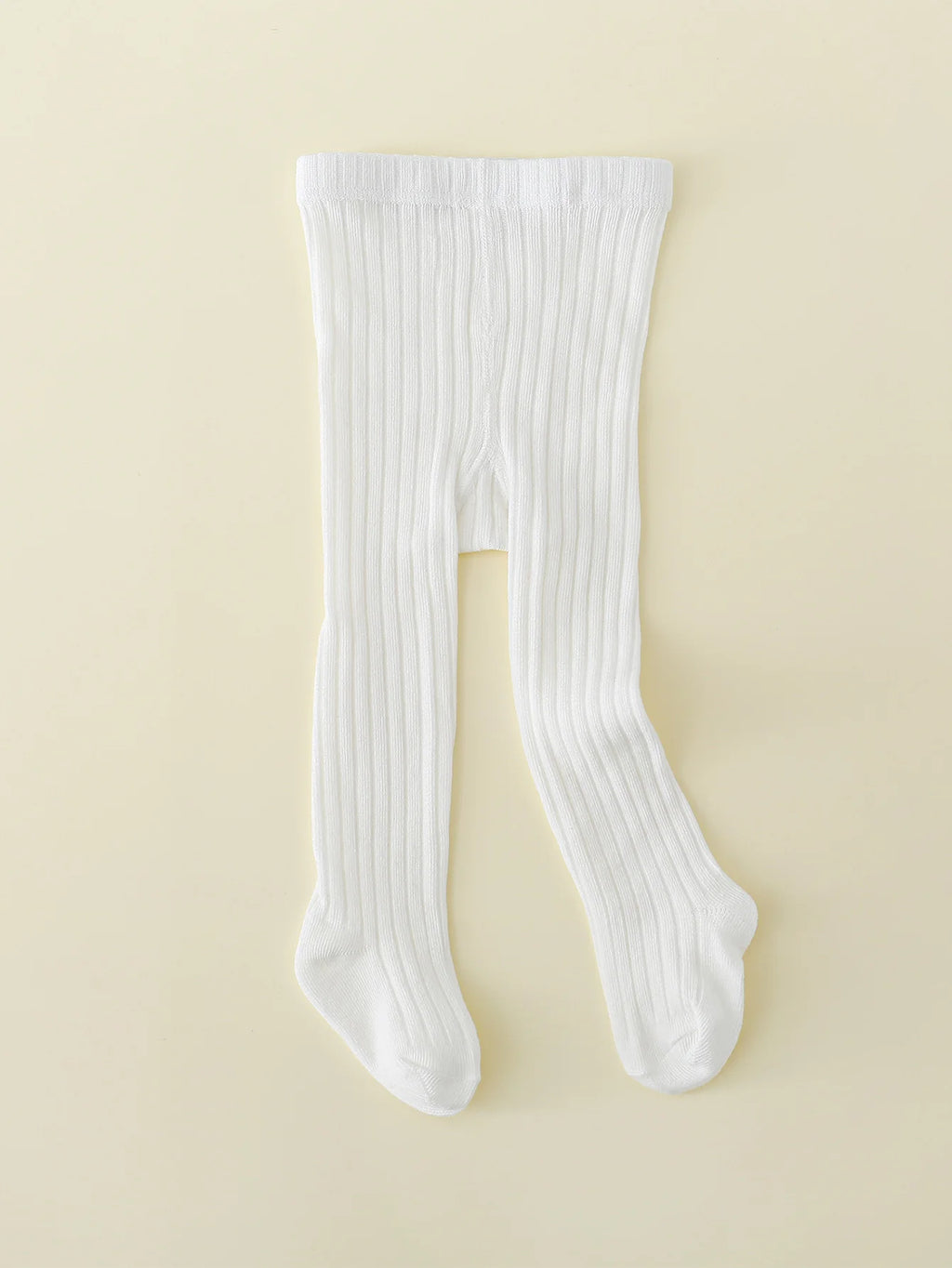 1-Piece Baby Girl's Simple Basic Vertical Stripesd Bottoming Pantyhose, Suitable for Girls' Daily Life