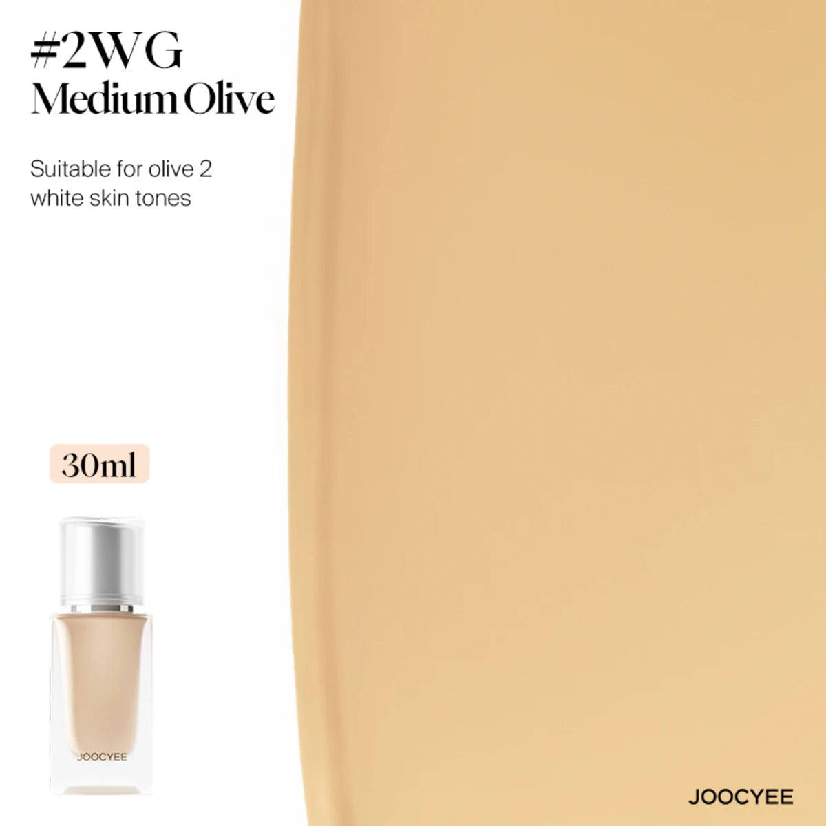 JOOCYEE "Little Silver Cap" Foundation Elastic Long-Lasting Dynamic Skin-Adaptive  Waterproof & Sweatproof