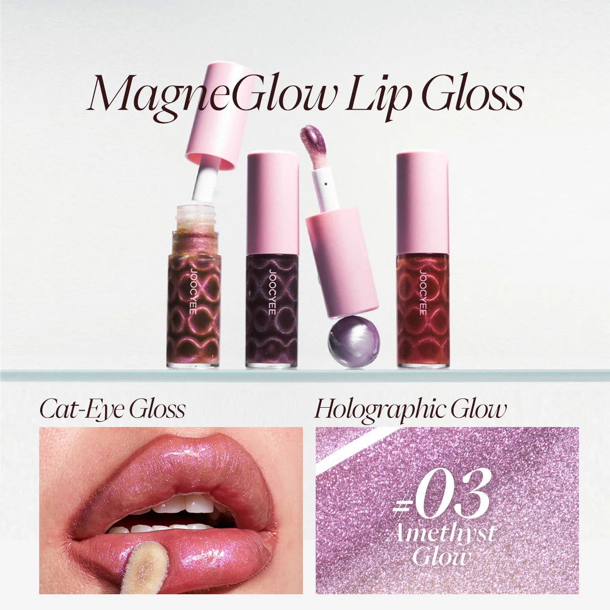 JOOCYEE MAGNEGLOW LIP GLOSS Holographic Glow