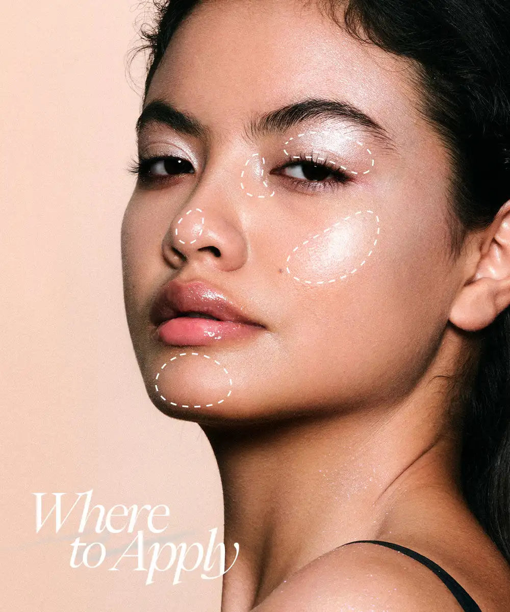 JOOCYEE Highlighter Makeup, Highlighter Makeup Stick for Face and Body, Radiant & Shimmer Glow, Buildable Color for All Day