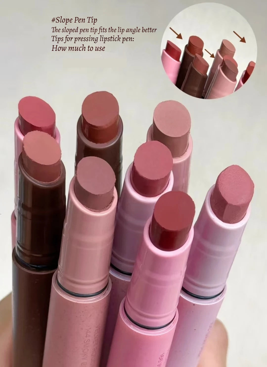JOOCYEE Lipstick Velvet Matte Smooth Light Non-Stick Cup Non-Fading Low-Saturation Longlasting High-Coverage Lip Makeup 3g