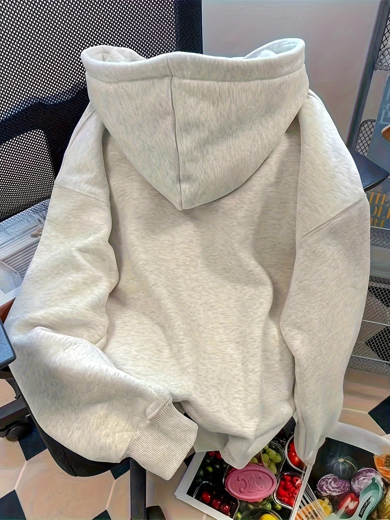 Zhaocai Targeted American Hong Kong Style 2025 Autumn Winter New Hot Selling Men's Women's Pure Cotton Casual Comfortable Hoodie