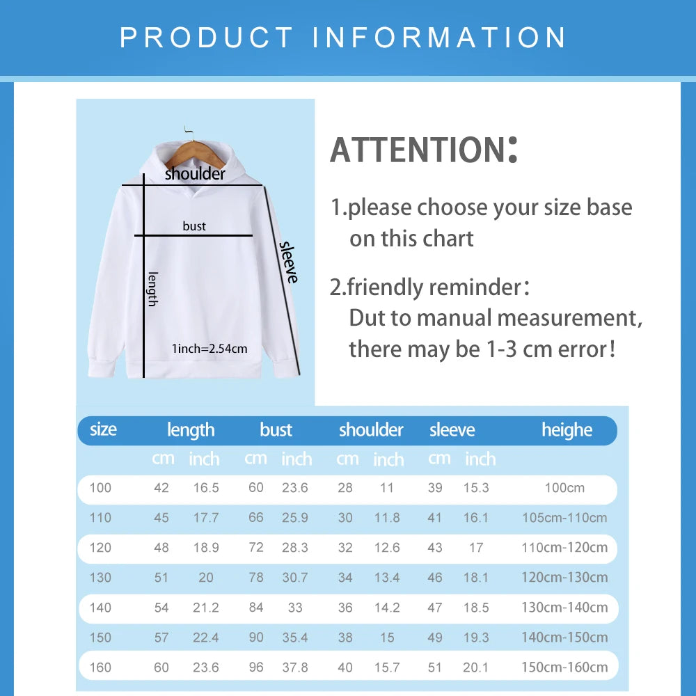 Autumn and winter children's Christmas hoodie sweatshirt cartoon cute cat pullover girls and boys warm clothes Christmas clothin