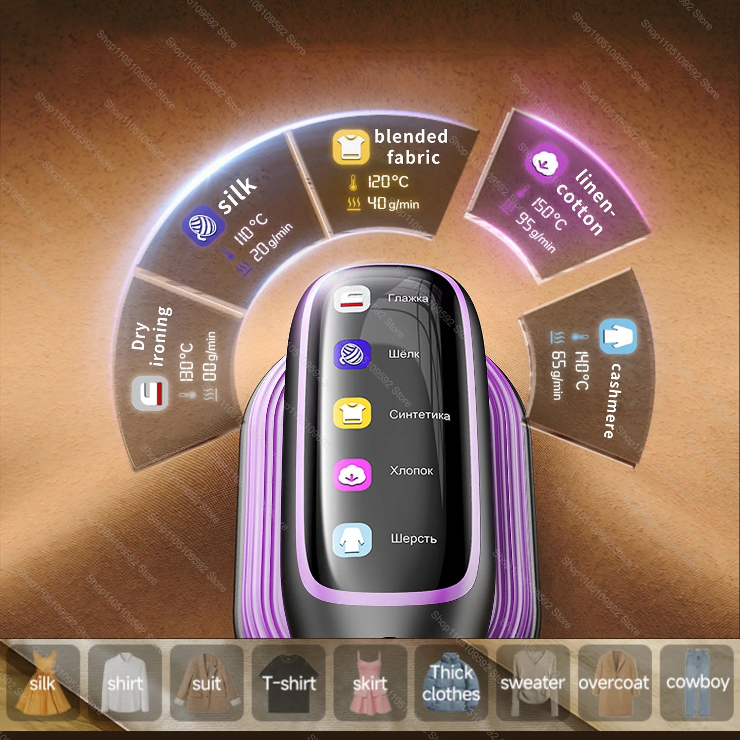 Handheld Steam Iron Garment Steamers Ironing Multi Functional  Machine Travel Portable Ironing Machine Garment Ironing Machine