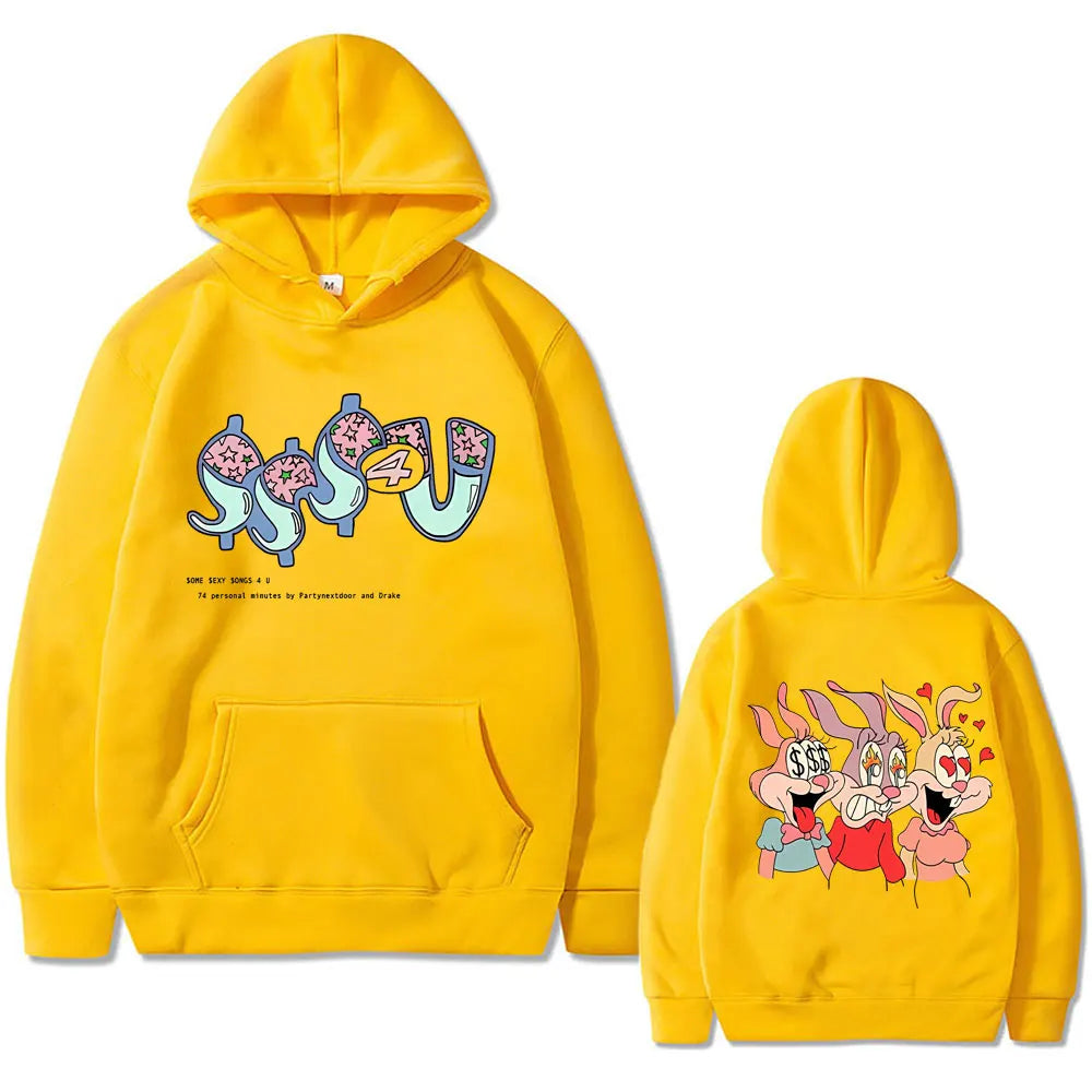 Famous Rapper PARTYNEXTDOOR & Drake Album Some Sexy Songs 4 U SSS4U 2025 Hoodie Men Women Hip Hop Oversized Hooded Sweatshirt