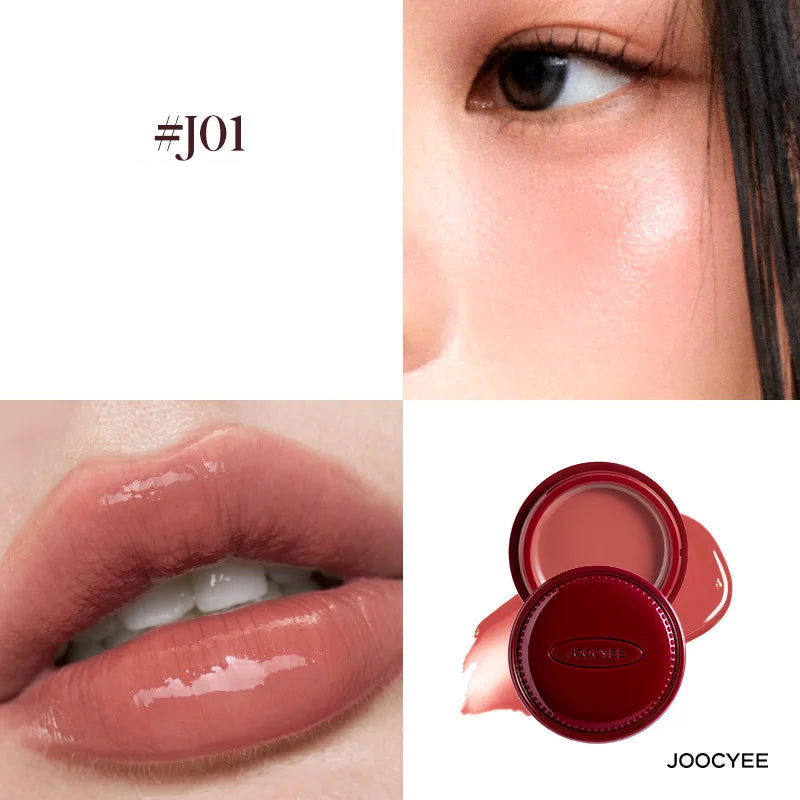 Joocyee Limited Christmas Series Lip Glaze Blusher Cream Aqua Glow Blush Cream Matte Lipstick Lip Gloss Facial Makeup Cosmetics