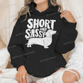 Dachshund Short and Sassy Print Women Hoody Harajuku Dog Mama Fashion Long Sleeve Hooded Spring Animal Dachshund Lover Hoodies