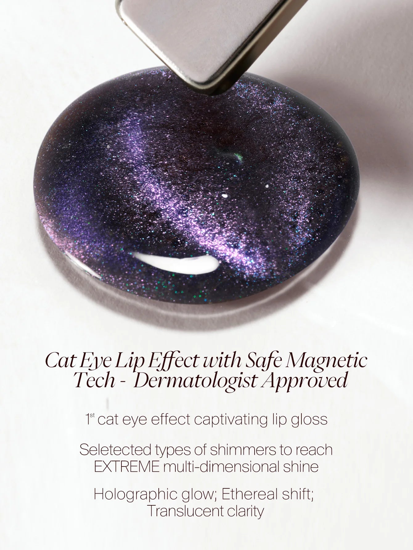 JOOCYEE MAGNEGLOW LIP GLOSS Holographic Glow