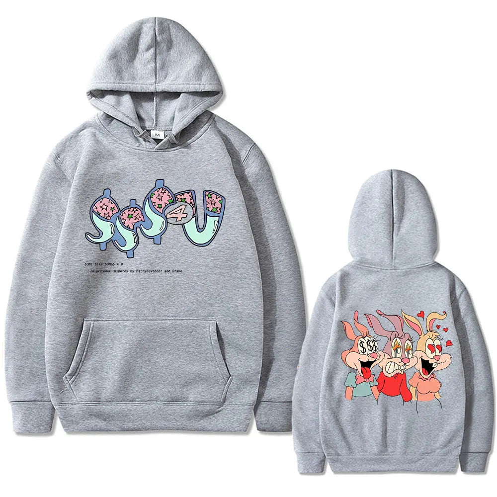 Famous Rapper PARTYNEXTDOOR & Drake Album Some Sexy Songs 4 U SSS4U 2025 Hoodie Men Women Hip Hop Oversized Hooded Sweatshirt