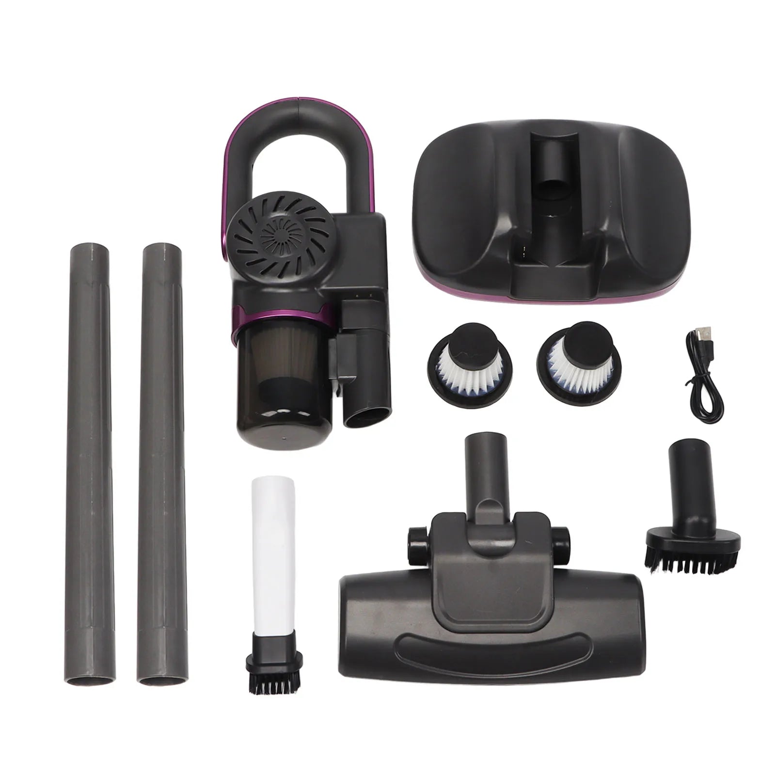 Cordless Mattress Vacuum Cleaner with UV Lighting 11Kpa Suction Powerful Tapping USB Bed Vacuum Cleaner