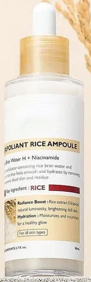 Black Rice Dead Skin Removing Serum Rice Exfoliating Ampoule Softens Skin Hydrating Serum