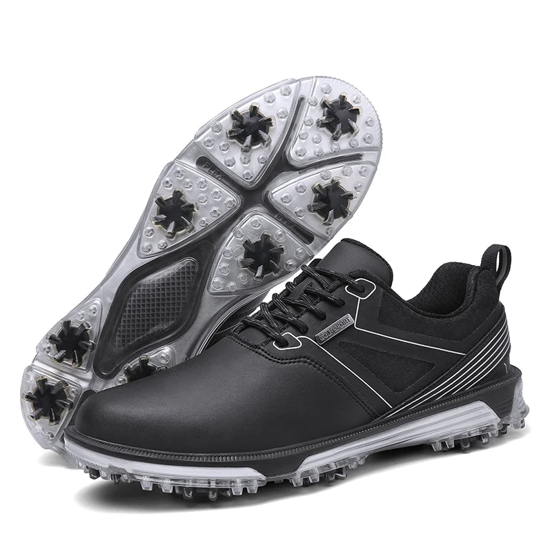 Classic Leisure Golf Shoes Men Professional Waterproof Golfer Footwears Walking Sneakers Comfortable Non-Slip Golf Luxury Shoes