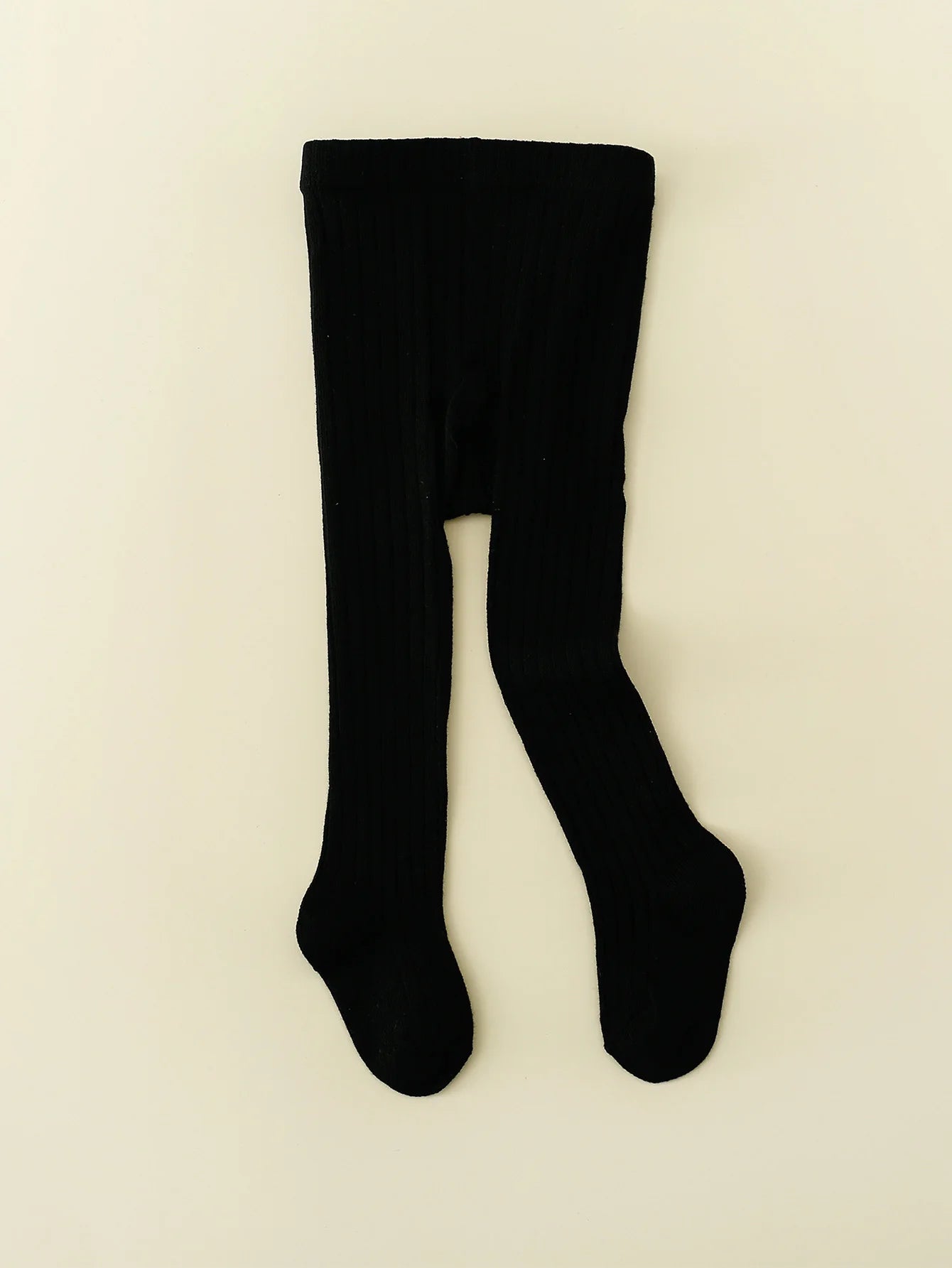 1-Piece Baby Girl's Simple Basic Vertical Stripesd Bottoming Pantyhose, Suitable for Girls' Daily Life