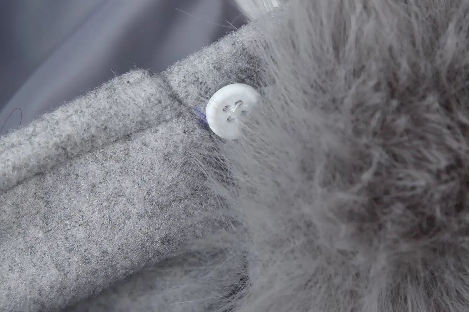 Women Hooded Fur Patchwork Lace-Up Woolen Coat Female Street Lapel Pockets Full Sleeve Overcoats Autumn Winter Lady Chic Outwear