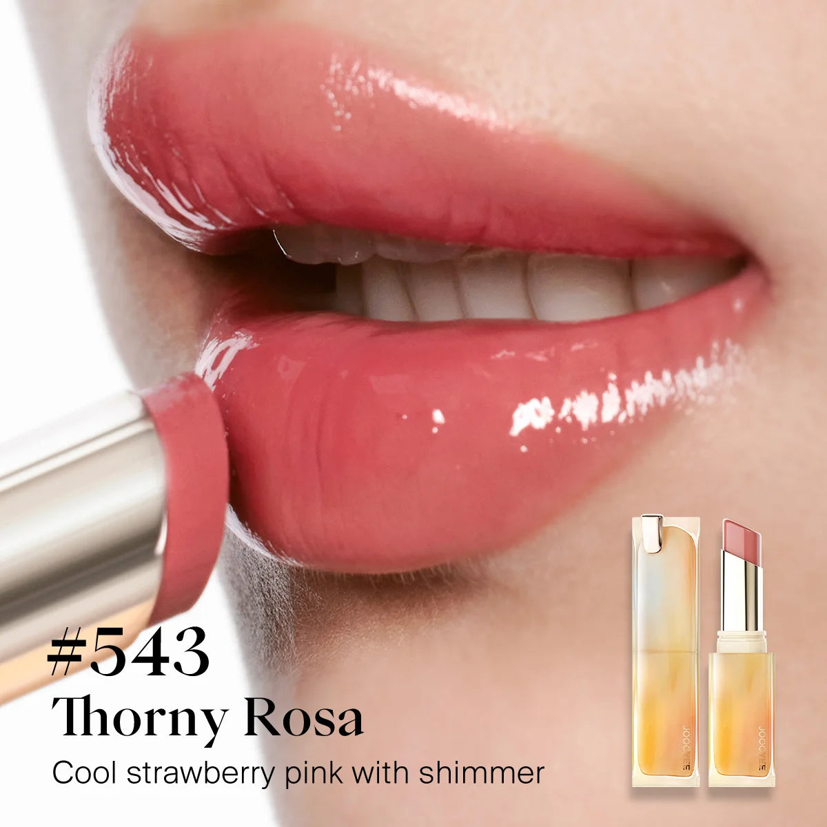 JOOCYEE GLOSSY ROUGE LONGLASTING  LIP-CARING