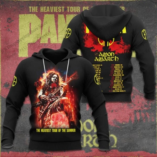 Retro Rock Pantera Band 3d Print Hoodie Men Women Fashion Hoodies Hip Hop Oversized Hoodie Sweatshirt Women Coat Women Tracksuit