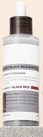 Black Rice Dead Skin Removing Serum Rice Exfoliating Ampoule Softens Skin Hydrating Serum