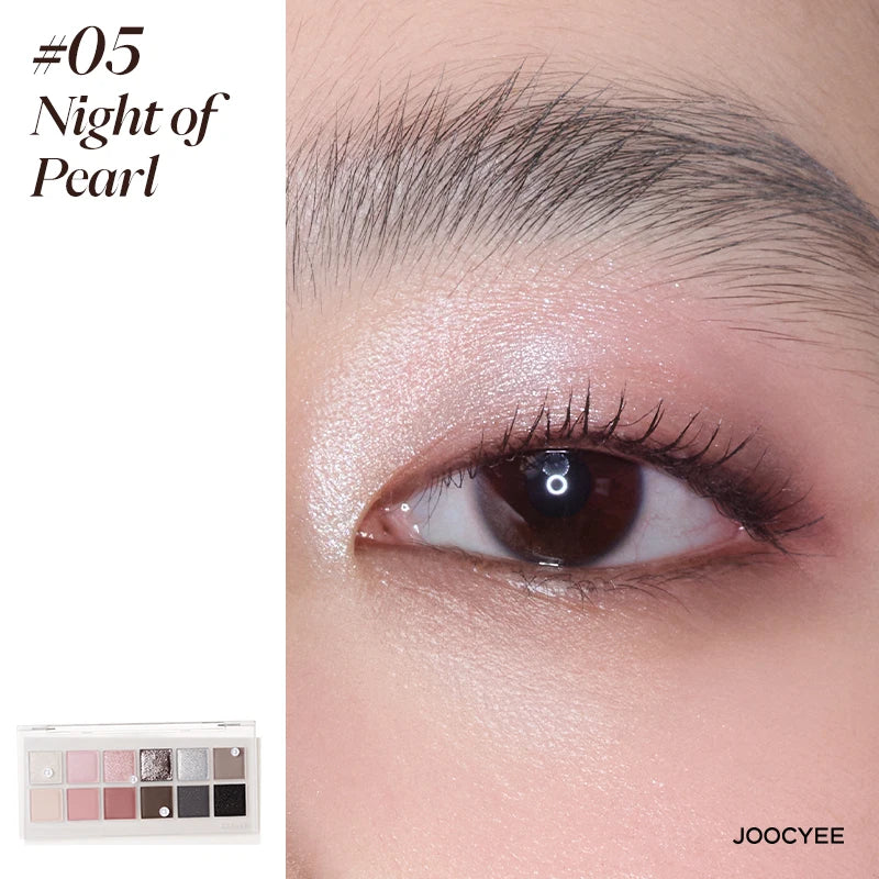 JOOCYEE New 12 Shades Eeyeshadow Palette The World is My Oyster Collection Waterproof Long Lasting