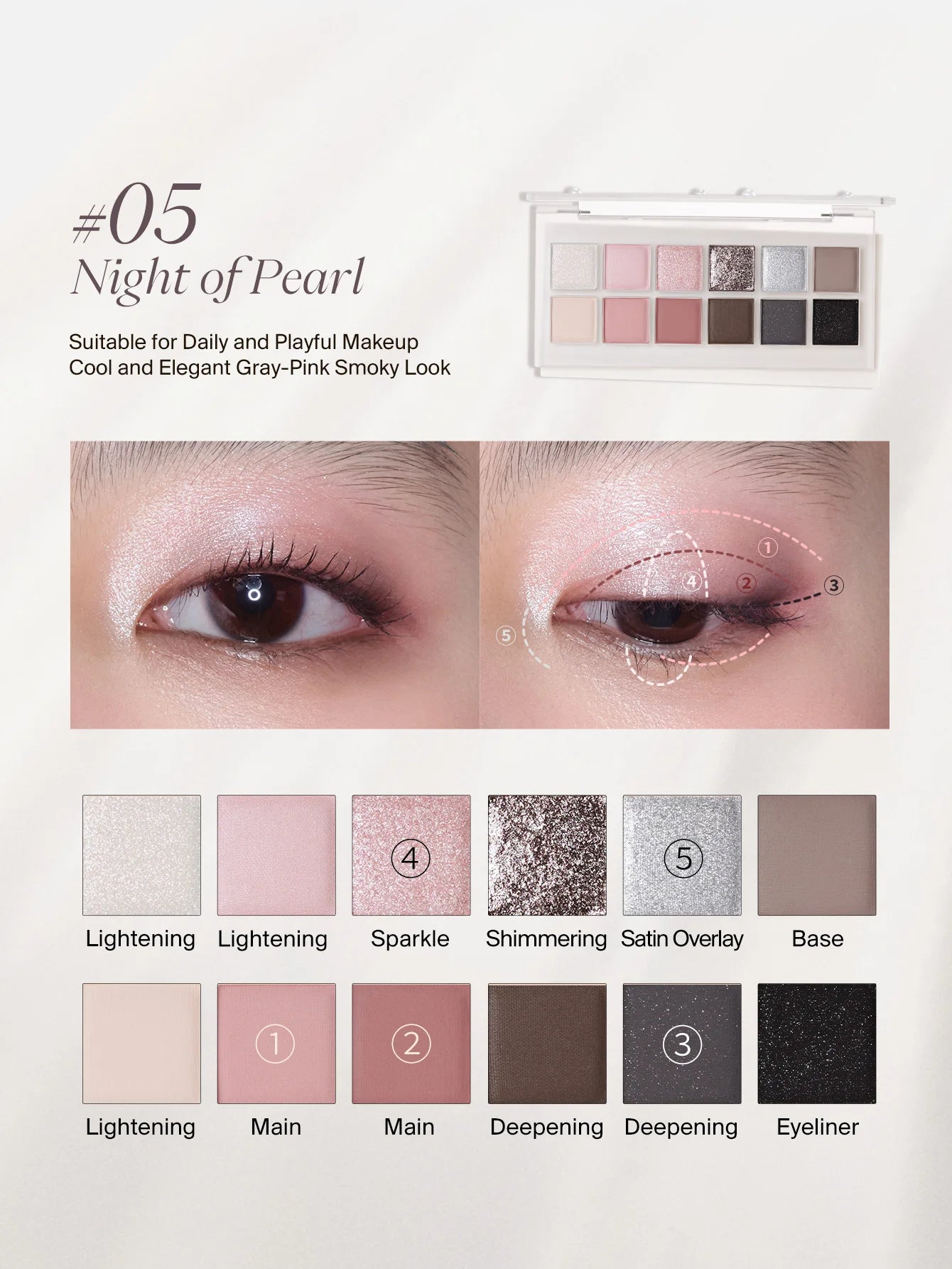 JOOCYEE New 12 Shades Eeyeshadow Palette The World is My Oyster Collection Waterproof Long Lasting