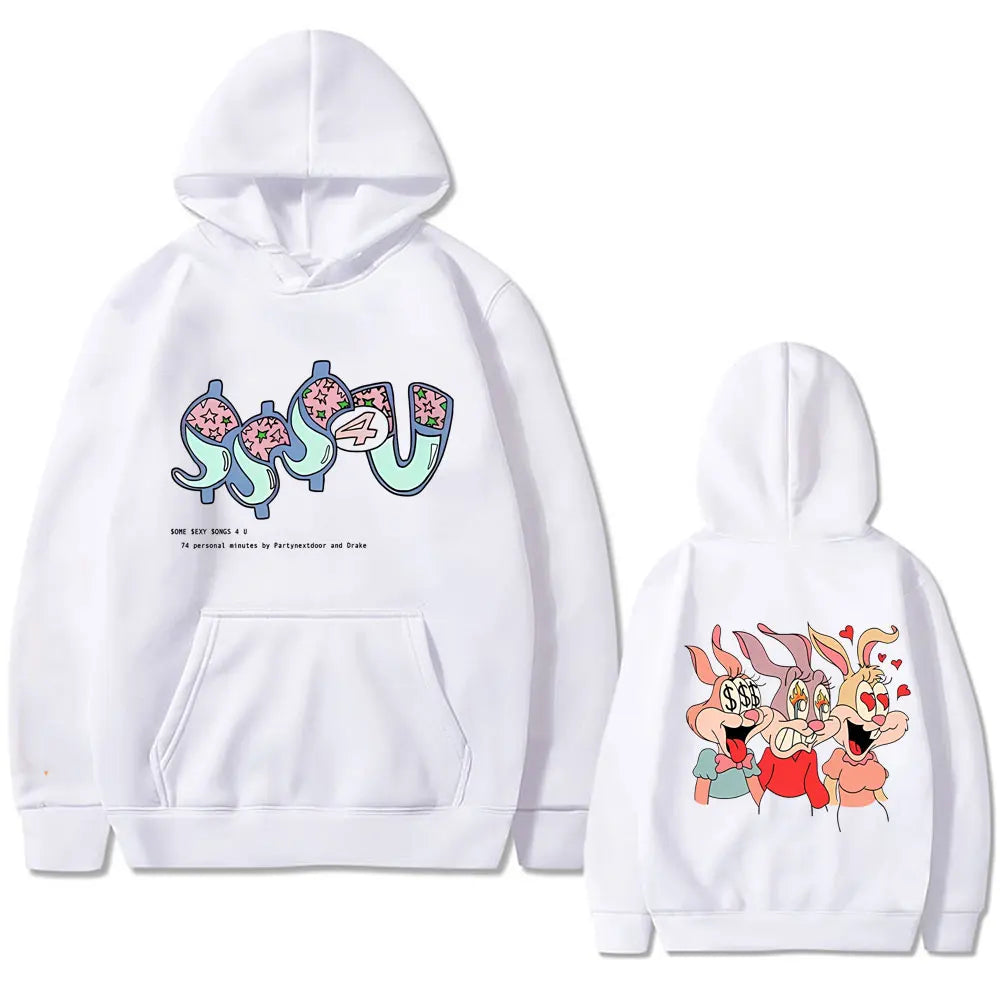 Famous Rapper PARTYNEXTDOOR & Drake Album Some Sexy Songs 4 U SSS4U 2025 Hoodie Men Women Hip Hop Oversized Hooded Sweatshirt