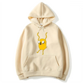 Adventure Time Animation TV Series Jake Cartoon Pattern Pullover for Men and Women Harajuku Fashion Street Clo HipHop Harajuku