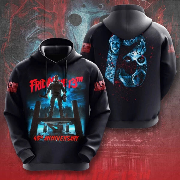 Friday The 13th Jason Voorhees 3d Print Graphic Hoodies Men Women Fashion Halloween Hoodie Sweatshirt Coat Women Sweats Clothing