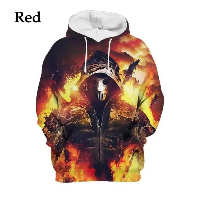 DJ Angerfist Hoodie Hip Hop Personality Autumn and Winter Sweatshirts Men's Women's Clothing Quality Haikyuu Hoodies