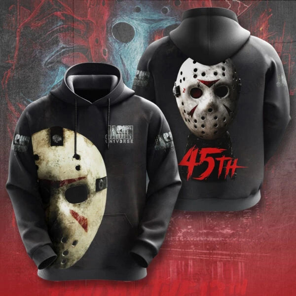 Friday The 13th Jason Voorhees 3d Print Graphic Hoodies Men Women Fashion Halloween Hoodie Sweatshirt Coat Women Sweats Clothing