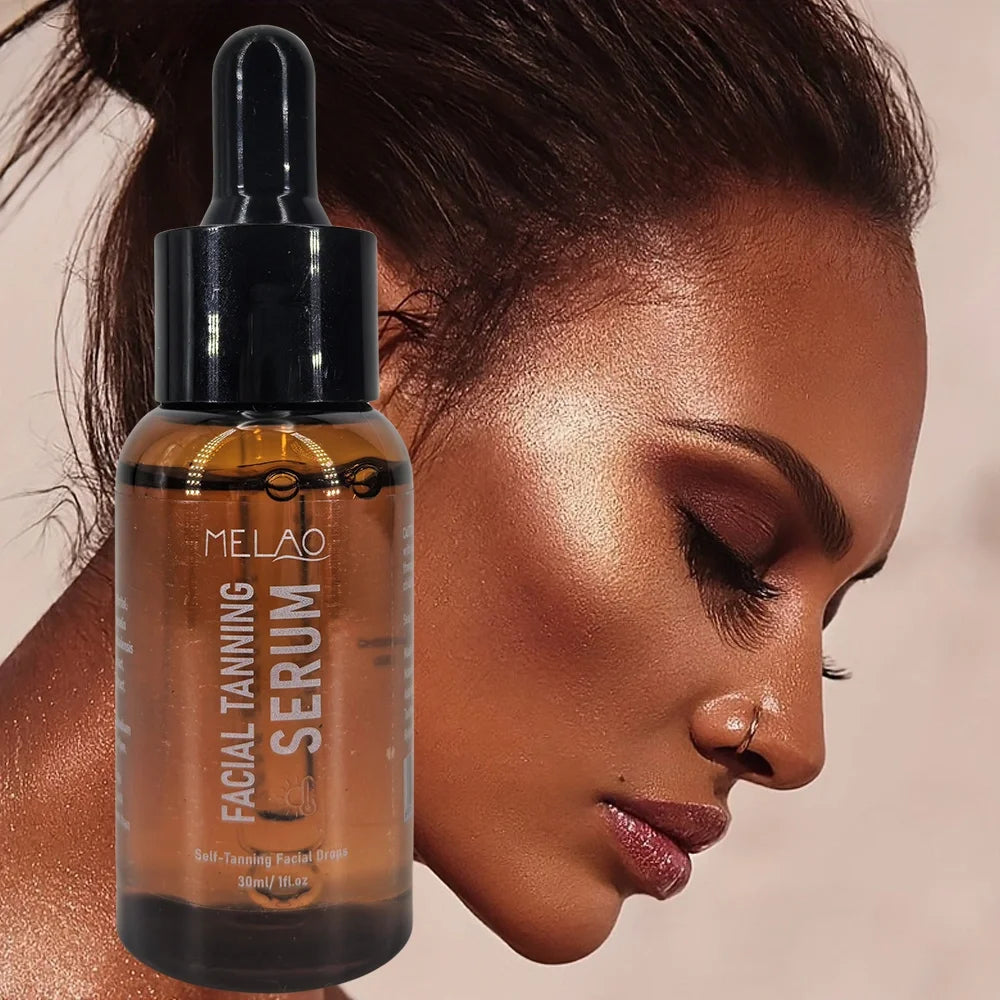 GZE Tanning Drops Gentle Moisturizing Wheat SKin Tone Liquid Bronzing For Face And Body Long Lasting Tanning Serum