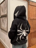 2024 men's and women's fashion hoodies with spider print sweater