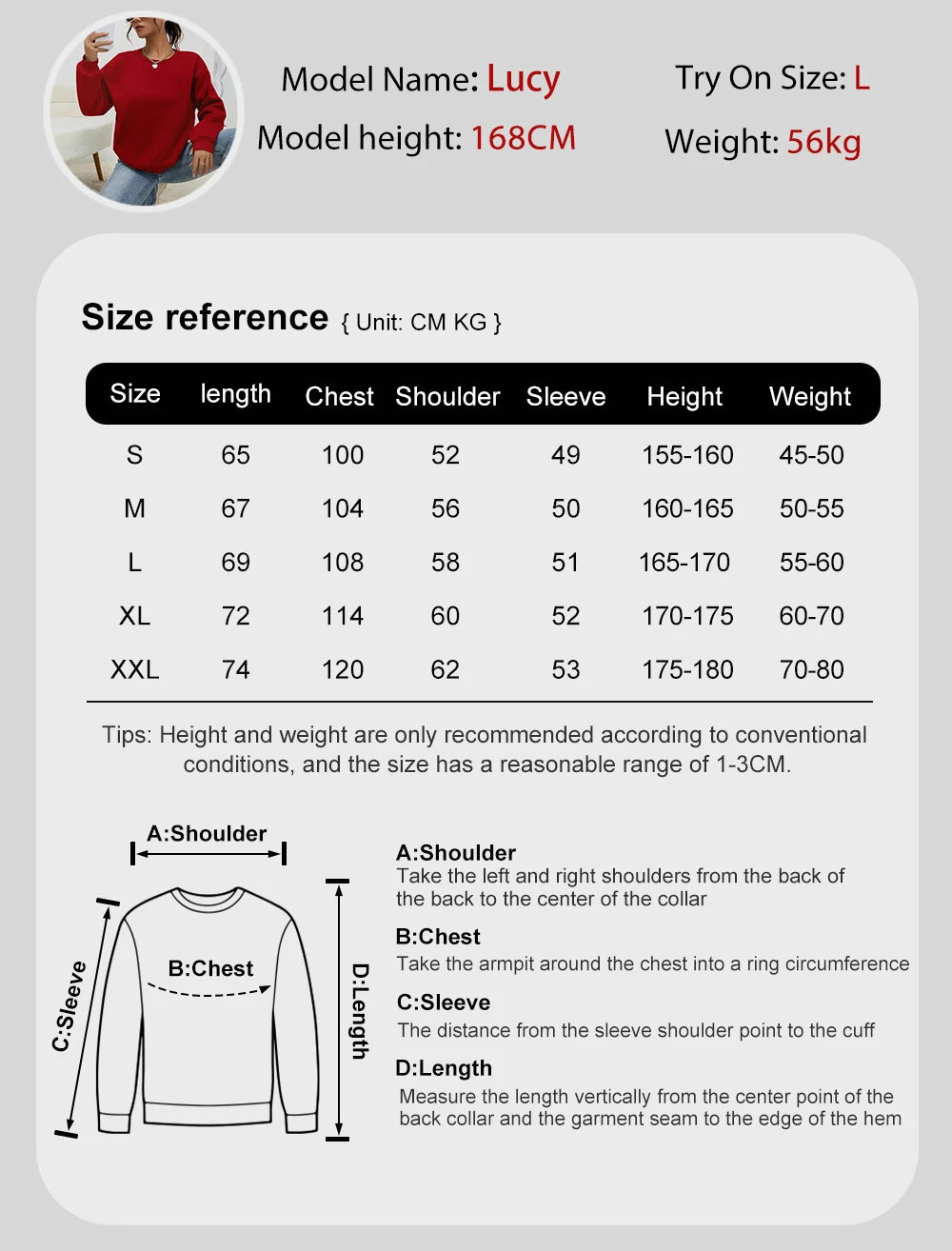 Fashion Womens Sweatshirt Fresh Red Cherries Printing Pullover Crewneck Fleece Soft Breathable Hoodie Autumn Female Streetwear