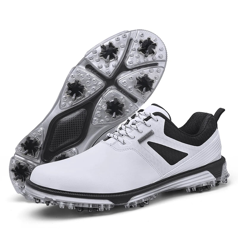 Classic Leisure Golf Shoes Men Professional Waterproof Golfer Footwears Walking Sneakers Comfortable Non-Slip Golf Luxury Shoes