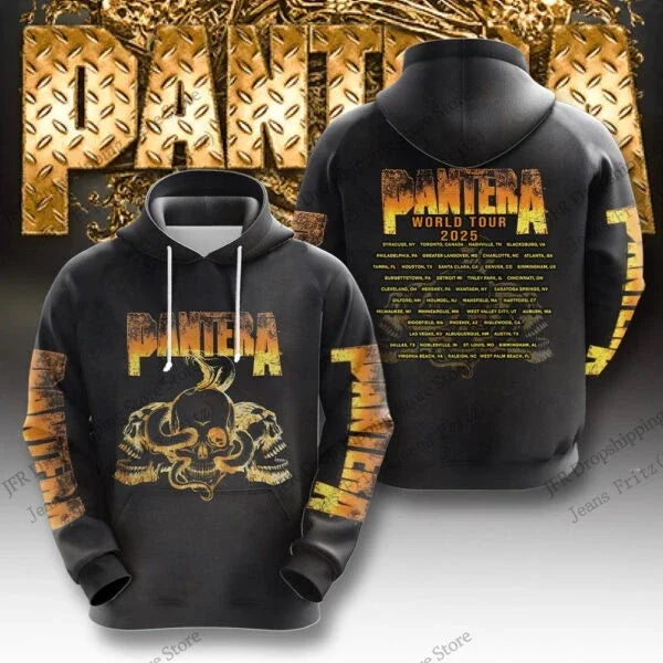 Retro Rock Pantera Band 3d Print Hoodie Men Women Fashion Hoodies Hip Hop Oversized Hoodie Sweatshirt Women Coat Women Tracksuit