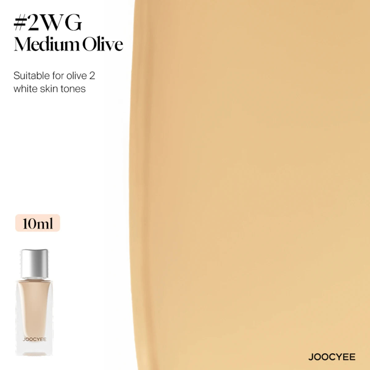 JOOCYEE "Little Silver Cap" Foundation Elastic Long-Lasting Dynamic Skin-Adaptive  Waterproof & Sweatproof