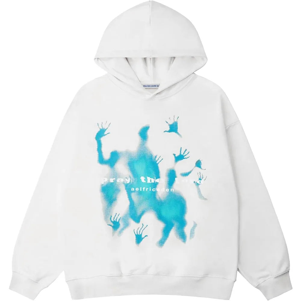 Aelfric Eden Graphic Hoodies Vintage Printed Hoodie Sweatshirt Casual Oversized Long Sleeve Streetwear Hooded Pullover Y2K